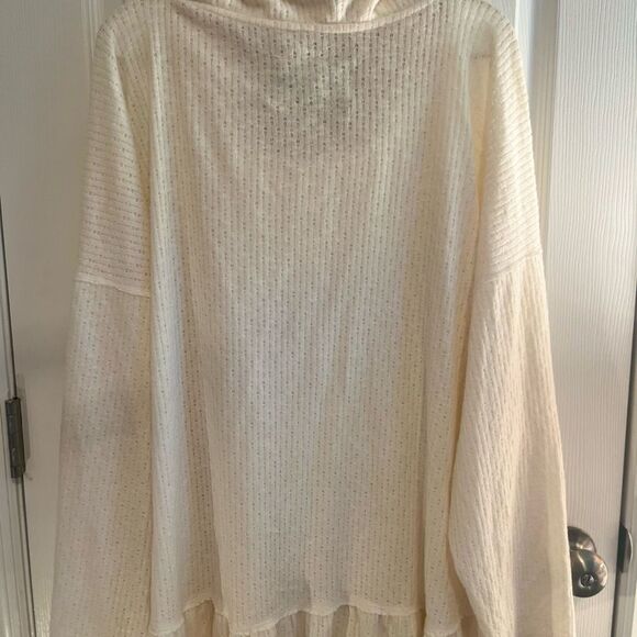 Anthropologie Maeve Cream Cowl Neck Sweater NWOT - Picture 6 of 6